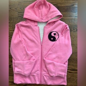 Girl zip up hoodie jacket. Old navy size XL 14/16